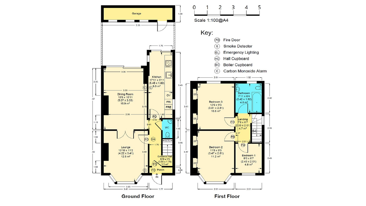 HMO Floor Plan sample